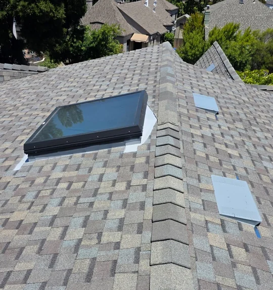 Finished roofing project